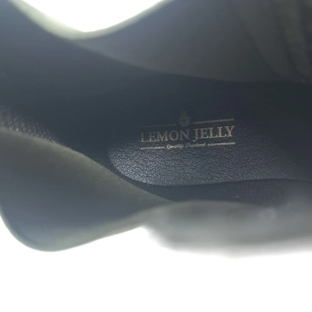 Lemon Jelly Chelsea Rain Boots Green $150 Retail made in Portugal size 40 US 9